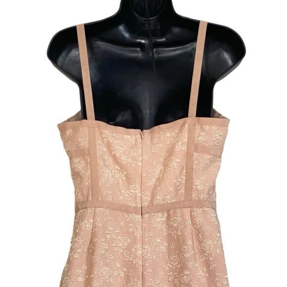 Ali & Jay Peach Meet Me In The Grotto Textured Floral Lace Bodycon Mini Dress Sz - Picture 7 of 16